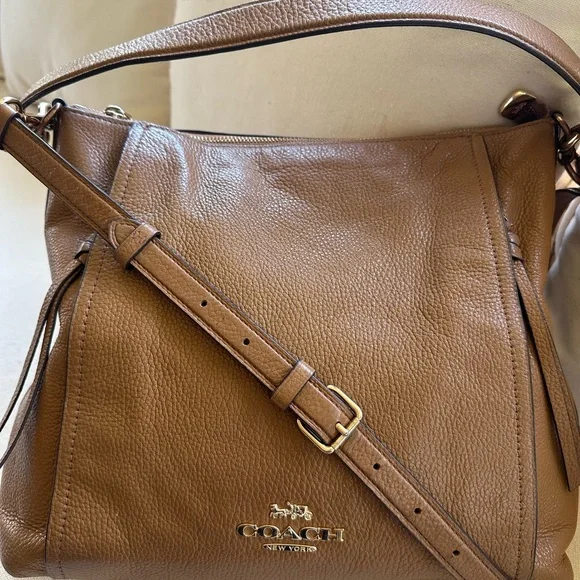 Coach Brown Leather Women's Bag - Picture 9 of 11